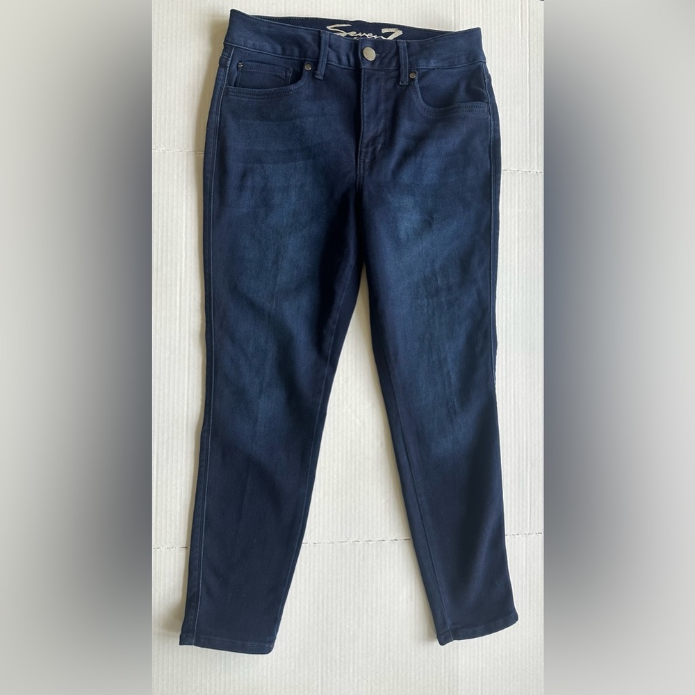 Seven7 Women’s Jeans Skin Fit High Rise Skinny Crop